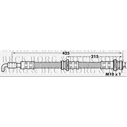 Photo Brake Hose BORG & BECK BBH7099