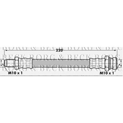 Foto Flessibile del freno BORG & BECK BBH7105