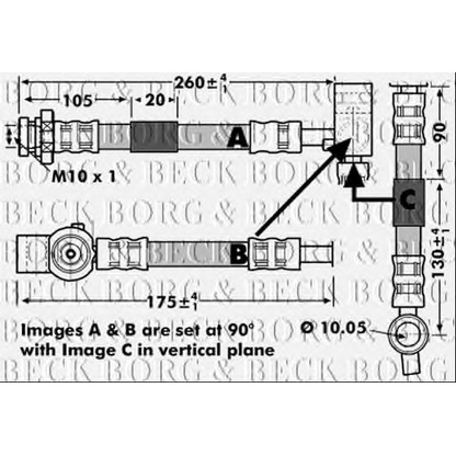 Photo Flexible de frein BORG & BECK BBH7148