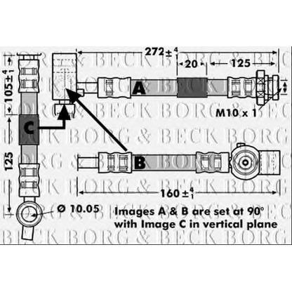 Foto Flessibile del freno BORG & BECK BBH7149