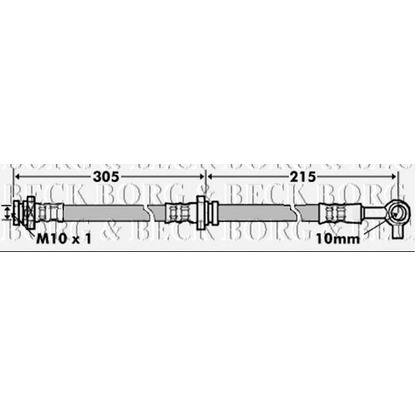 Photo Flexible de frein BORG & BECK BBH7159