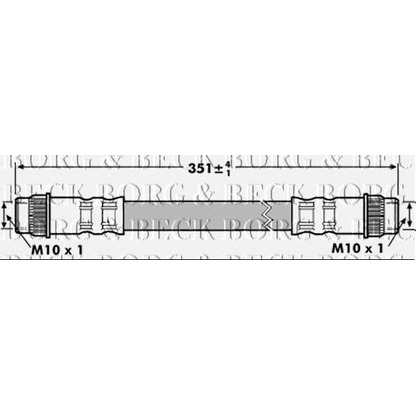 Foto Flessibile del freno BORG & BECK BBH7179