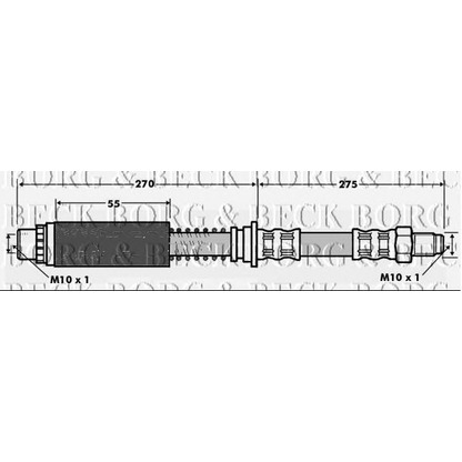 Photo Flexible de frein BORG & BECK BBH7183