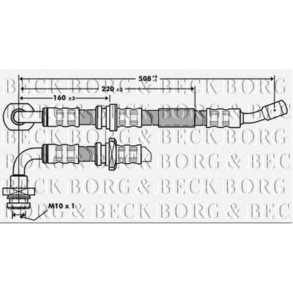 Photo Flexible de frein BORG & BECK BBH7211