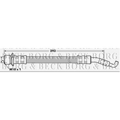 Foto Flessibile del freno BORG & BECK BBH7215