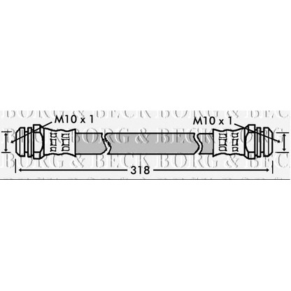 Photo Flexible de frein BORG & BECK BBH7246