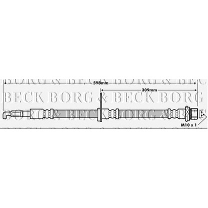 Photo Flexible de frein BORG & BECK BBH7247