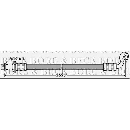 Photo Flexible de frein BORG & BECK BBH7282