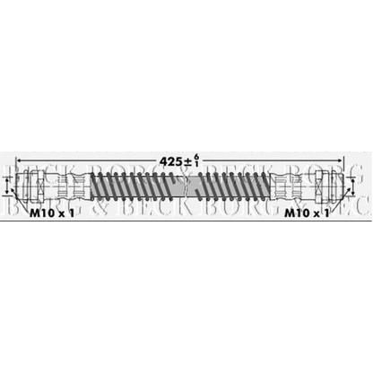 Photo Brake Hose BORG & BECK BBH7301