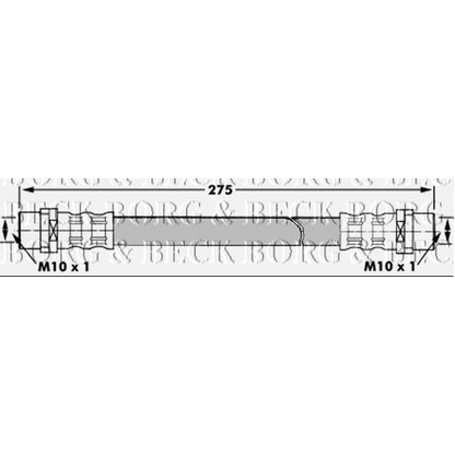 Photo Flexible de frein BORG & BECK BBH7306