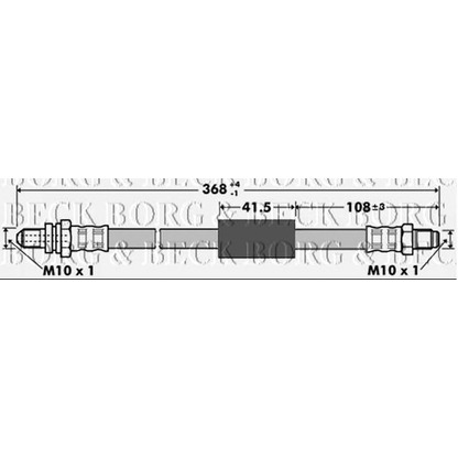 Foto Flessibile del freno BORG & BECK BBH7355