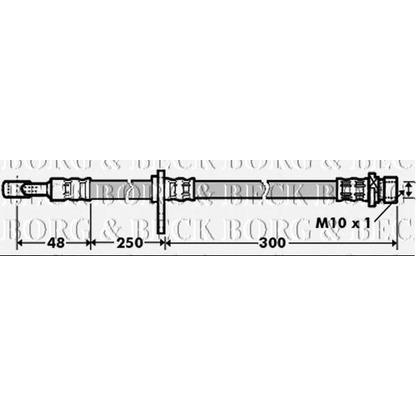 Photo Flexible de frein BORG & BECK BBH7363