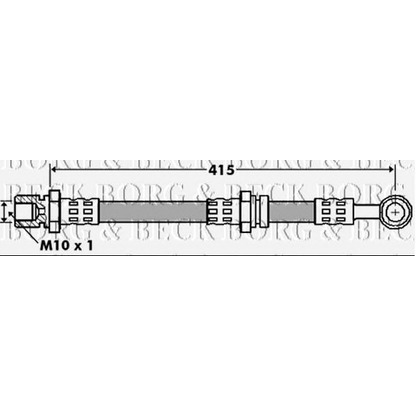 Foto Flessibile del freno BORG & BECK BBH7400