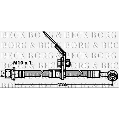 Foto Flessibile del freno BORG & BECK BBH7436