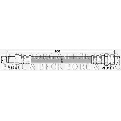 Photo Brake Hose BORG & BECK BBH7453