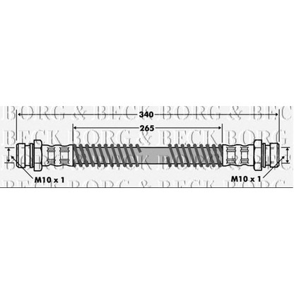 Photo Flexible de frein BORG & BECK BBH7454