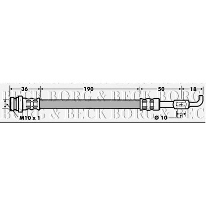 Photo Flexible de frein BORG & BECK BBH7481