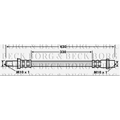 Photo Brake Hose BORG & BECK BBH7496