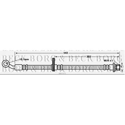 Photo Flexible de frein BORG & BECK BBH7675