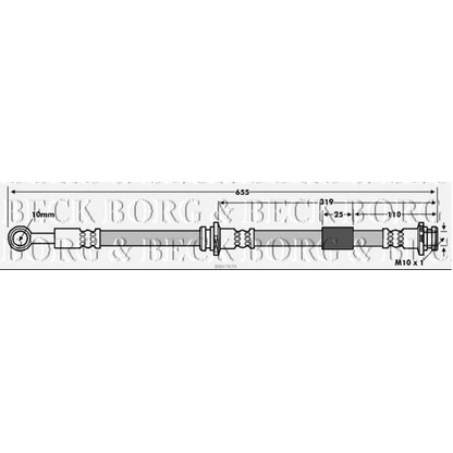 Foto Flessibile del freno BORG & BECK BBH7835