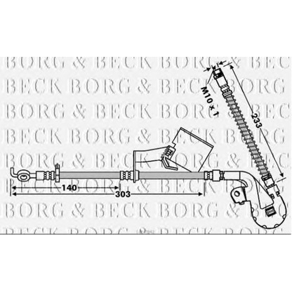 Photo Brake Hose BORG & BECK BBH7842