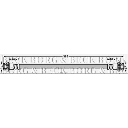 Photo Flexible de frein BORG & BECK BBH7868