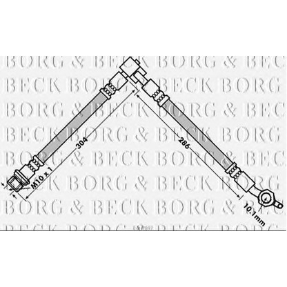 Photo Flexible de frein BORG & BECK BBH7897