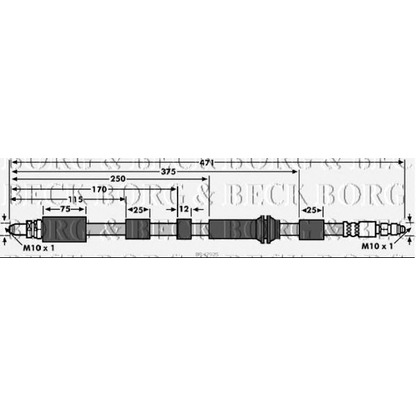 Foto Flessibile del freno BORG & BECK BBH7925