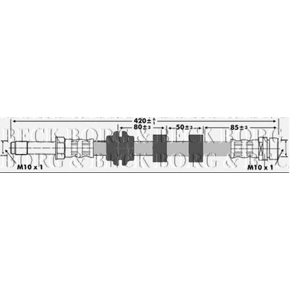 Foto Flessibile del freno BORG & BECK BBH6146