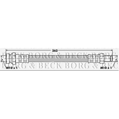 Photo Flexible de frein BORG & BECK BBH6328