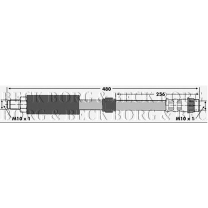 Photo Flexible de frein BORG & BECK BBH6604