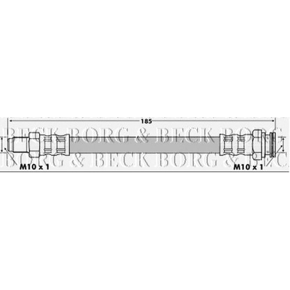 Photo Flexible de frein BORG & BECK BBH6649