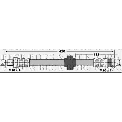 Foto Flessibile del freno BORG & BECK BBH6688