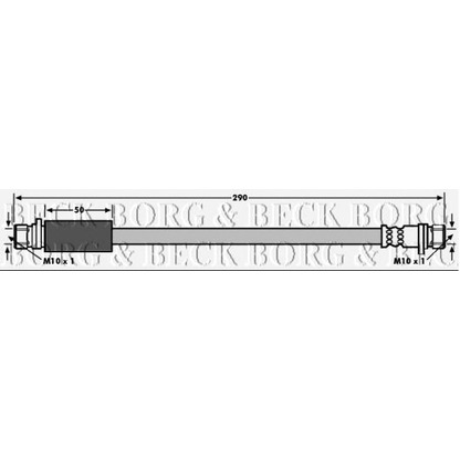 Photo Flexible de frein BORG & BECK BBH6696