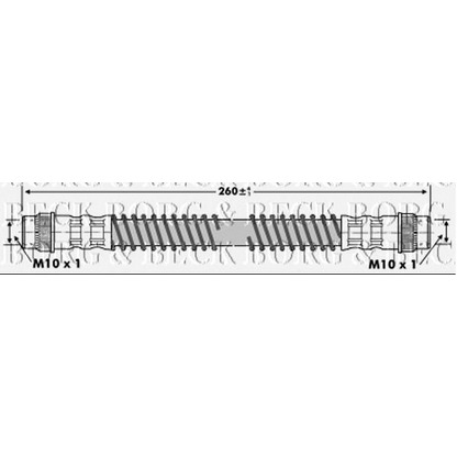 Фото Тормозной шланг BORG & BECK BBH6746