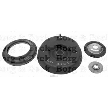 Photo Repair Kit, suspension strut BORG & BECK BSM5116