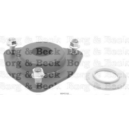 Photo Mounting, shock absorbers BORG & BECK BSM5318