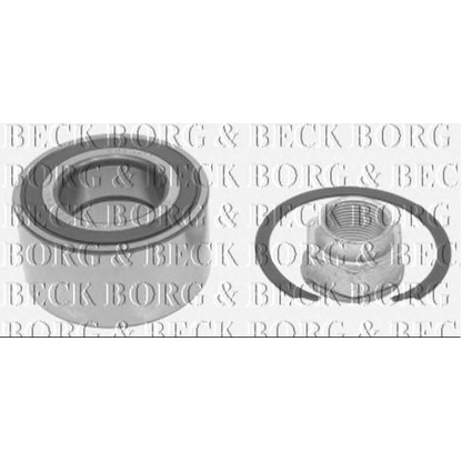 Photo Wheel Bearing Kit BORG & BECK BWK714