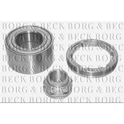 Photo Wheel Bearing Kit BORG & BECK BWK269
