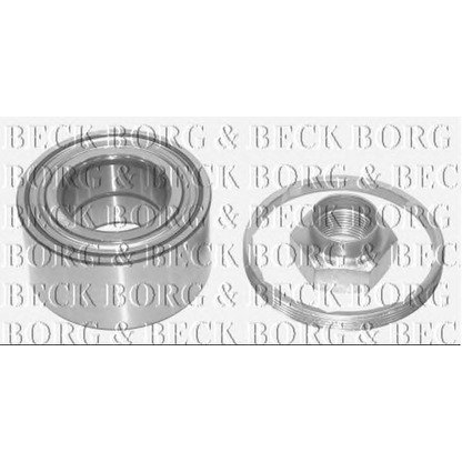 Photo Kit de roulements de roue BORG & BECK BWK270