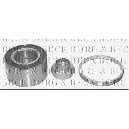 Photo Wheel Bearing Kit BORG & BECK BWK399