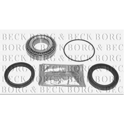 Photo Kit de roulements de roue BORG & BECK BWK502