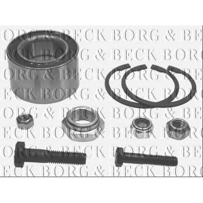 Photo Wheel Bearing Kit BORG & BECK BWK040