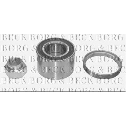 Photo Wheel Bearing Kit BORG & BECK BWK044