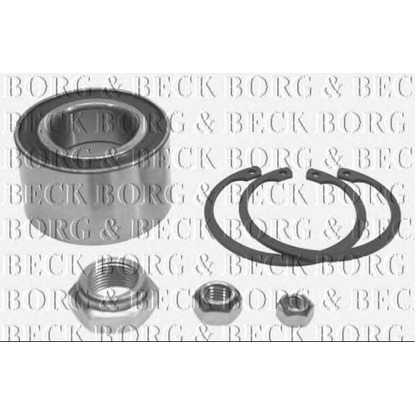 Photo Wheel Bearing Kit BORG & BECK BWK049