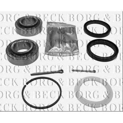 Photo Kit de roulements de roue BORG & BECK BWK062