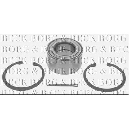 Photo Wheel Bearing BORG & BECK BWK067