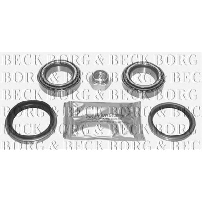 Photo Wheel Bearing Kit BORG & BECK BWK072