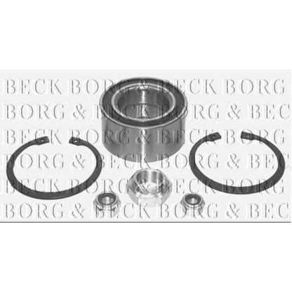 Photo Kit de roulements de roue BORG & BECK BWK082