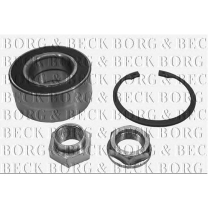 Photo Wheel Bearing Kit BORG & BECK BWK084